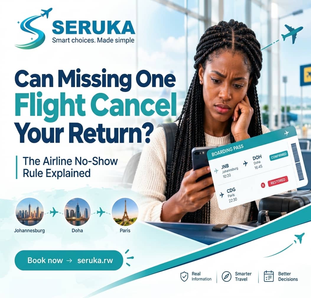 Can Missing One Flight Cancel Your Return? The Airline No-Show Rule Explained | Seruka