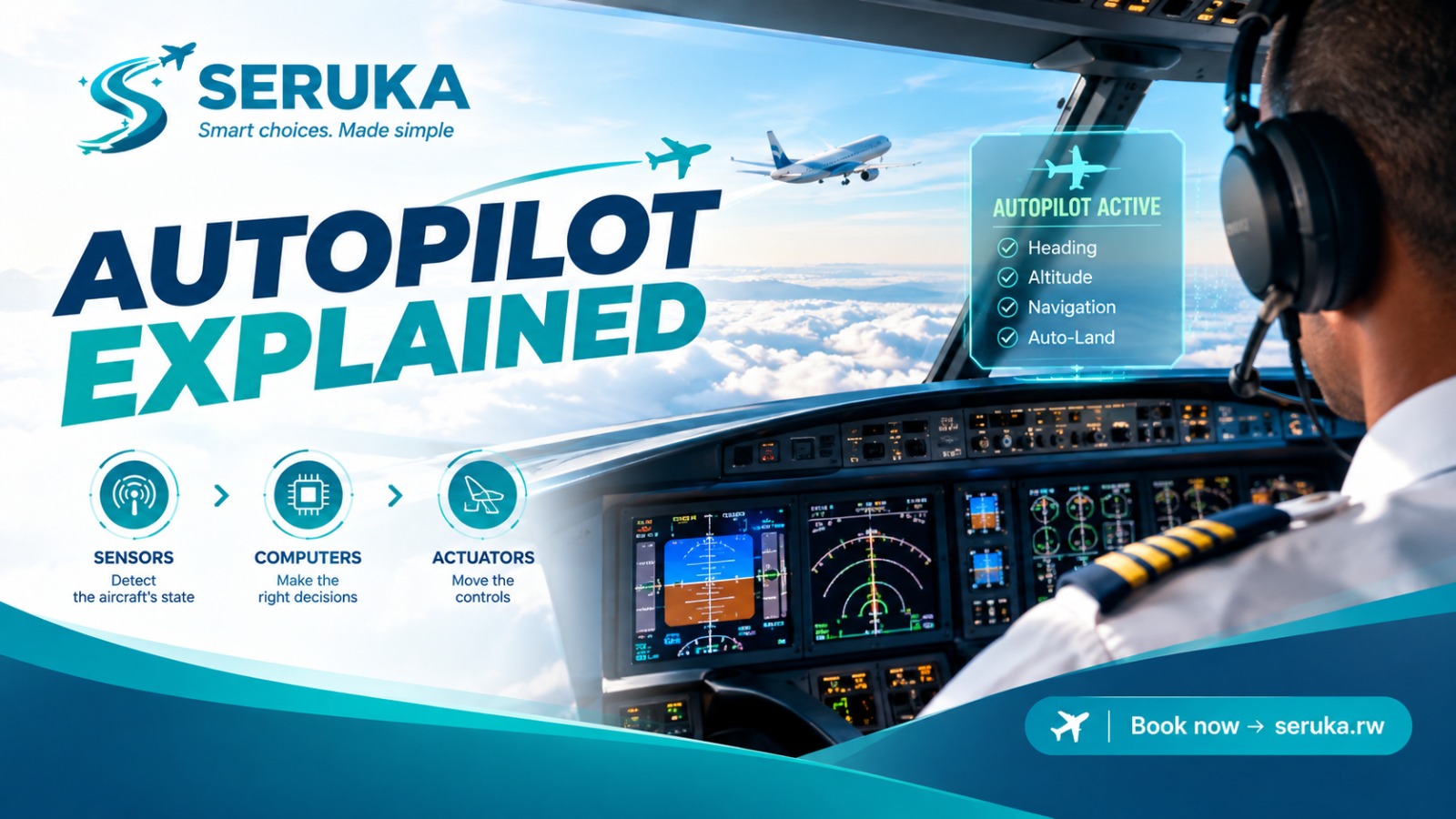 How Aircraft Autopilot Really Works: Sensors, Computers and Controls | Seruka